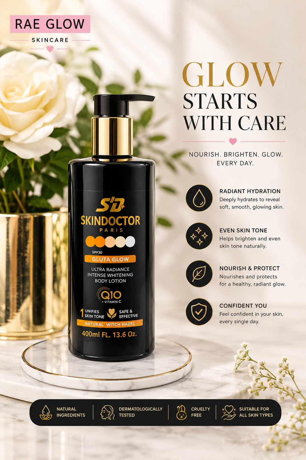 Skin Doctor Glow Body Lotion Collection