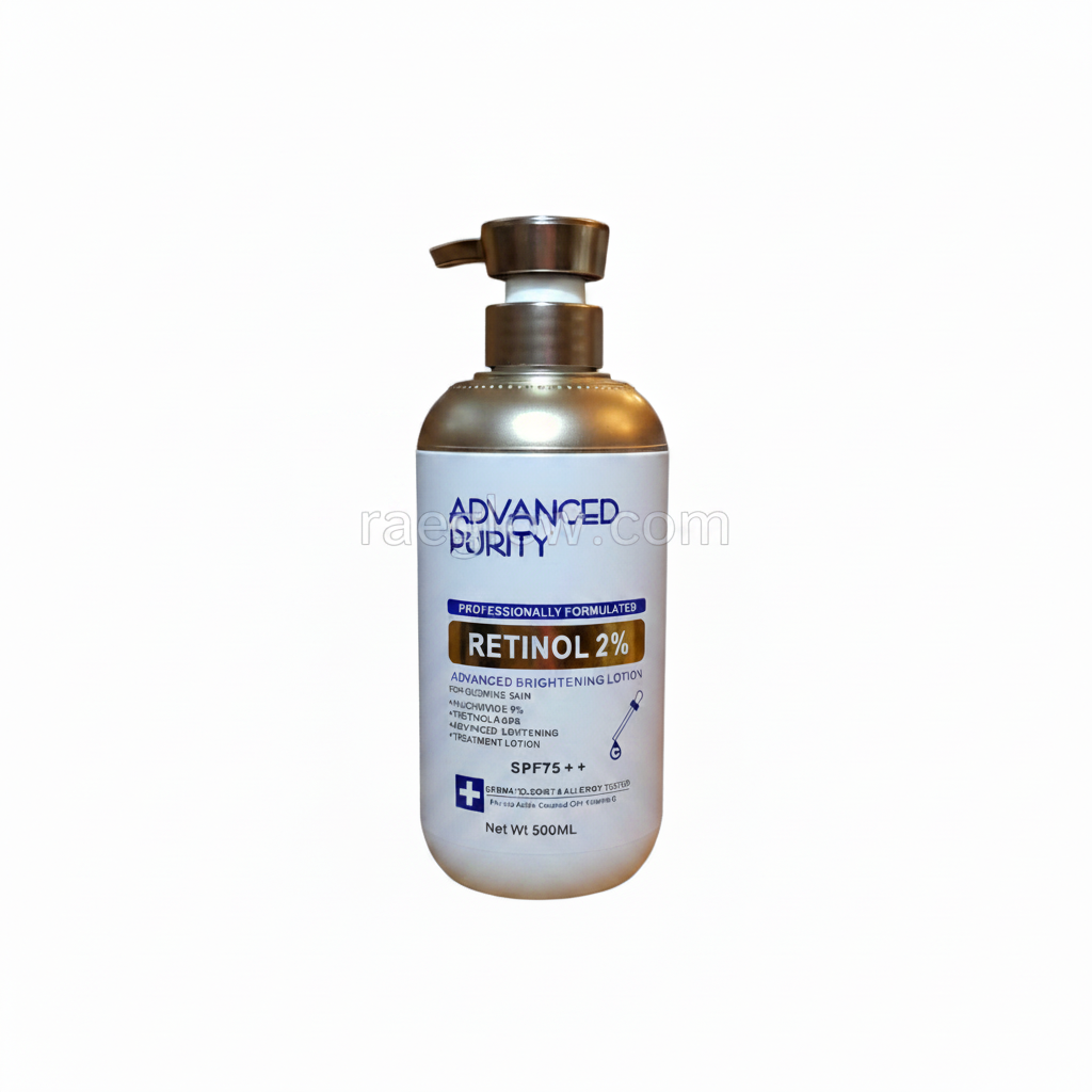 Advanced Purity Retinol 2% with watermark above Professionally Formulated