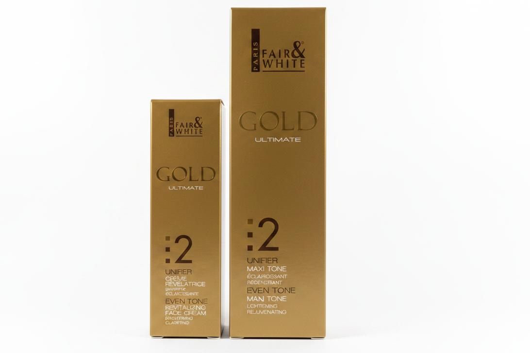 Fair & White Gold Ultimate Brightening Set – Lotion & Cream