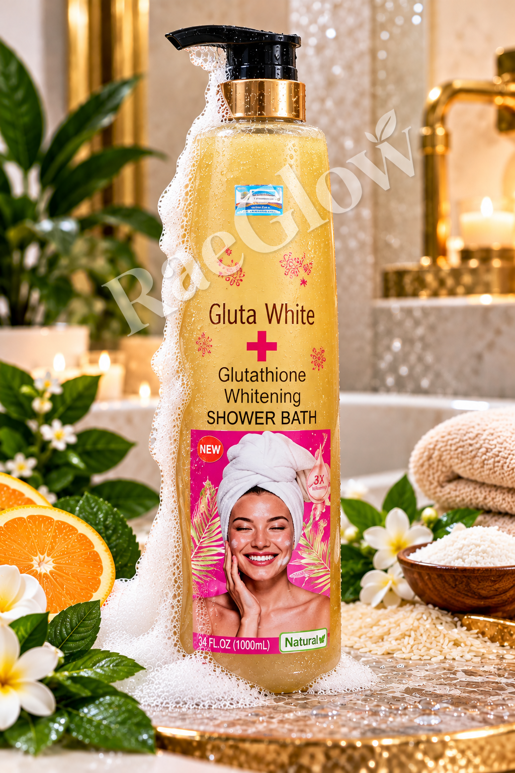 Gluta White Glutathione Shower Bath 1000ml