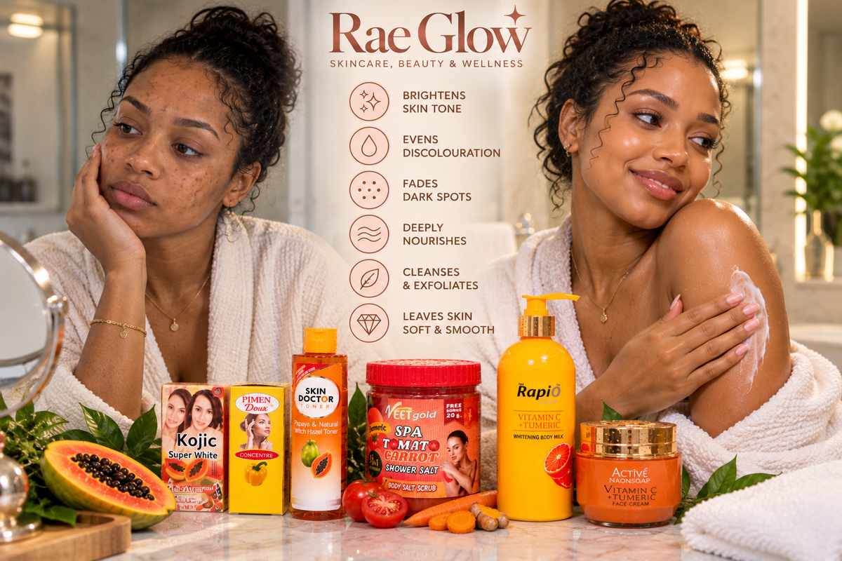 Rapid Glow, Brightening Glowing  Combo – 6-Piece Skincare Set