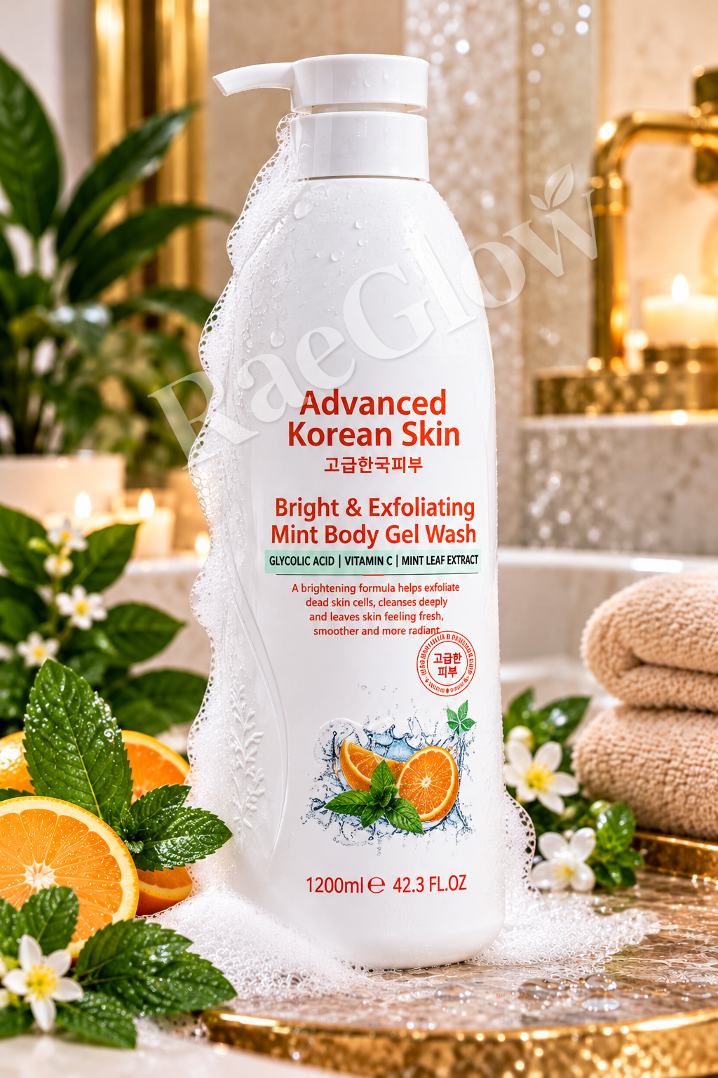 Advanced Korean Skin Bright & Moisture Body Wash