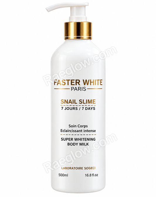 Faster White Snail Slime Whitening Body Milk Lotion