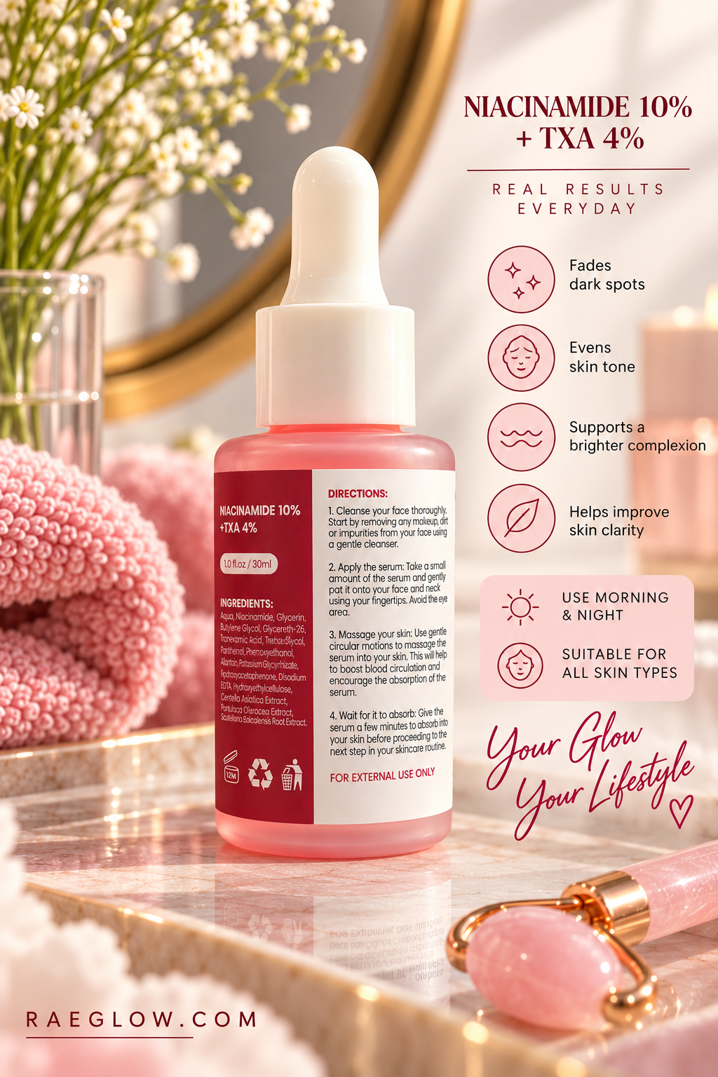Product Title: Rae Glow Face Care – Dark Spot, Hyperpigmentation & Uneven Skin Tone Collection