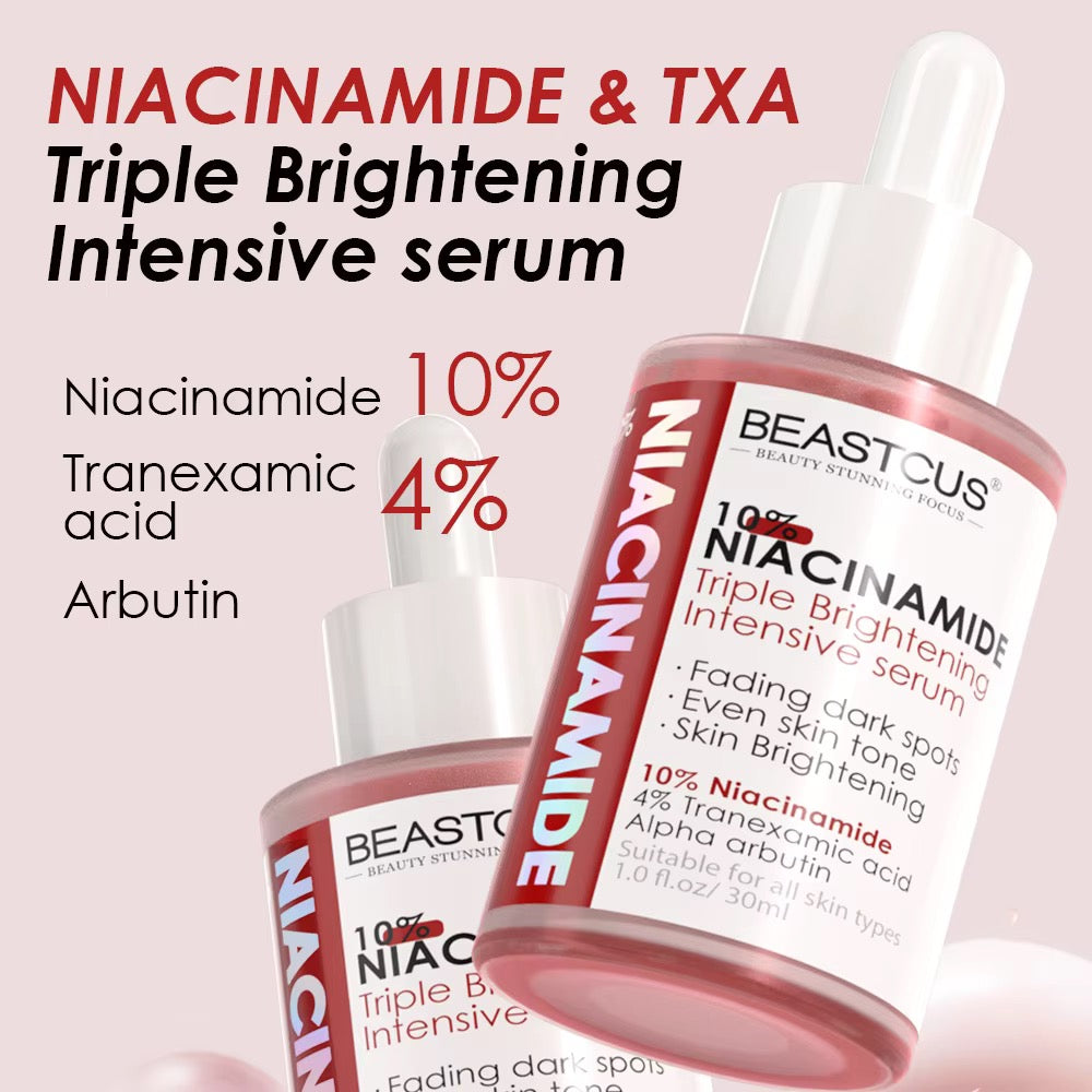 10% Niacinamide , 4% Tranexamic Acid, Alpha Arbutin Triple Brightening Intensive Serum