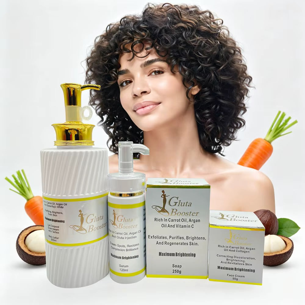 Gluta Booster Maximum Brightening Skin Care Set,
