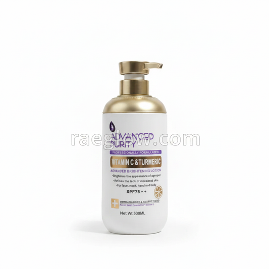 Advanced Purity Vitamin C & Turmeric with raeglow.com watermark