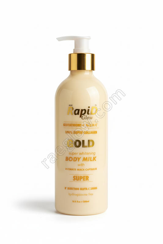Rapid Glow Gold Super Whitening Body Milk With Glutathione + Gluta C